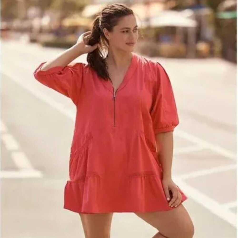 Daily Practice by Anthropologie Relaxed Tiered Mini Dress XSP